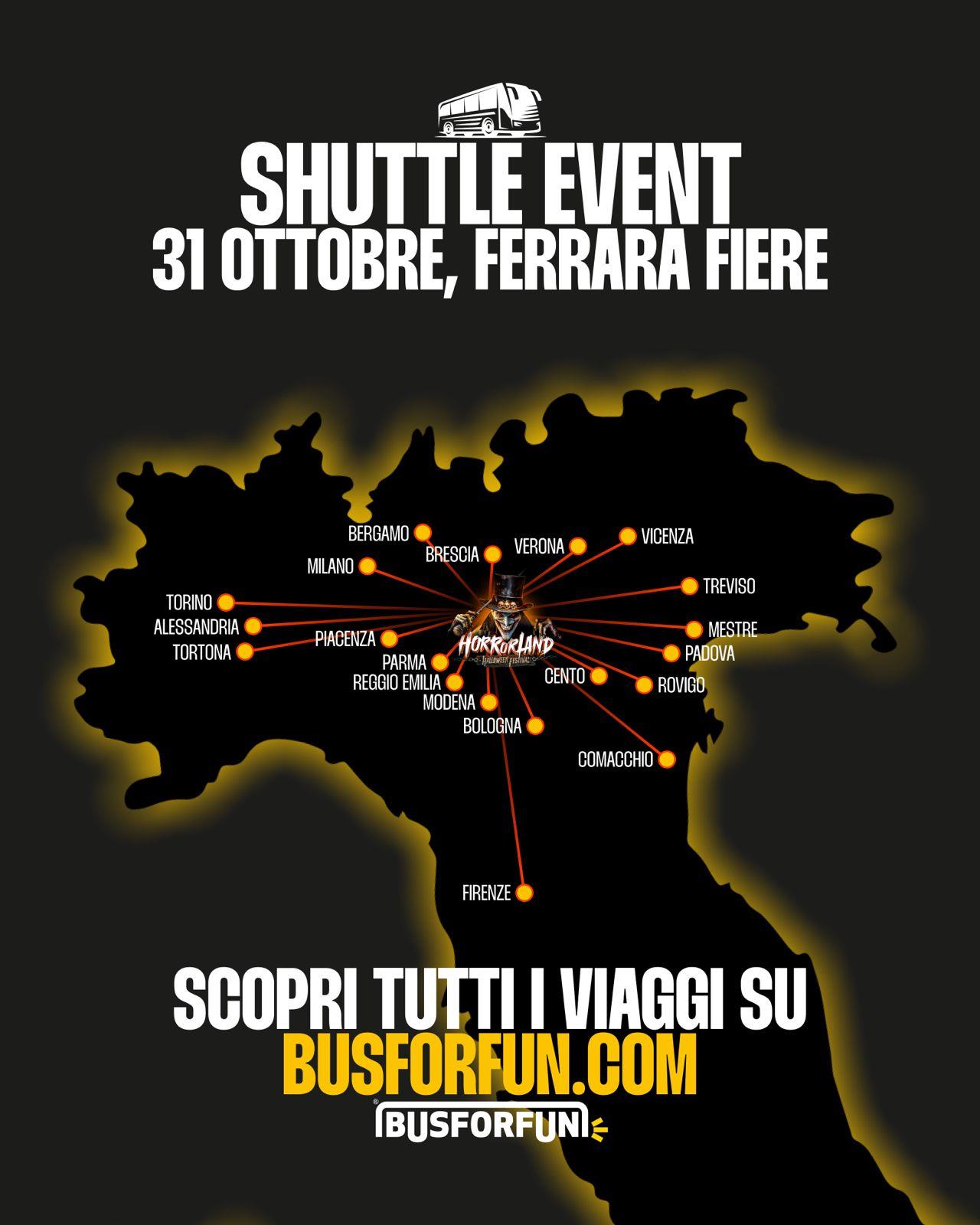 Bus da tutta Italia – Horrorland