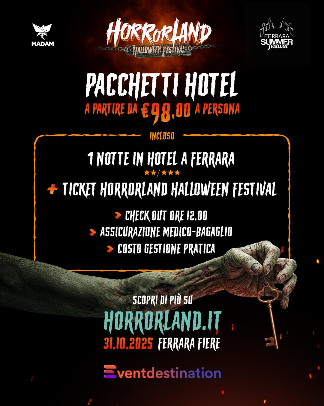 Pacchetti Hotel Horrorland