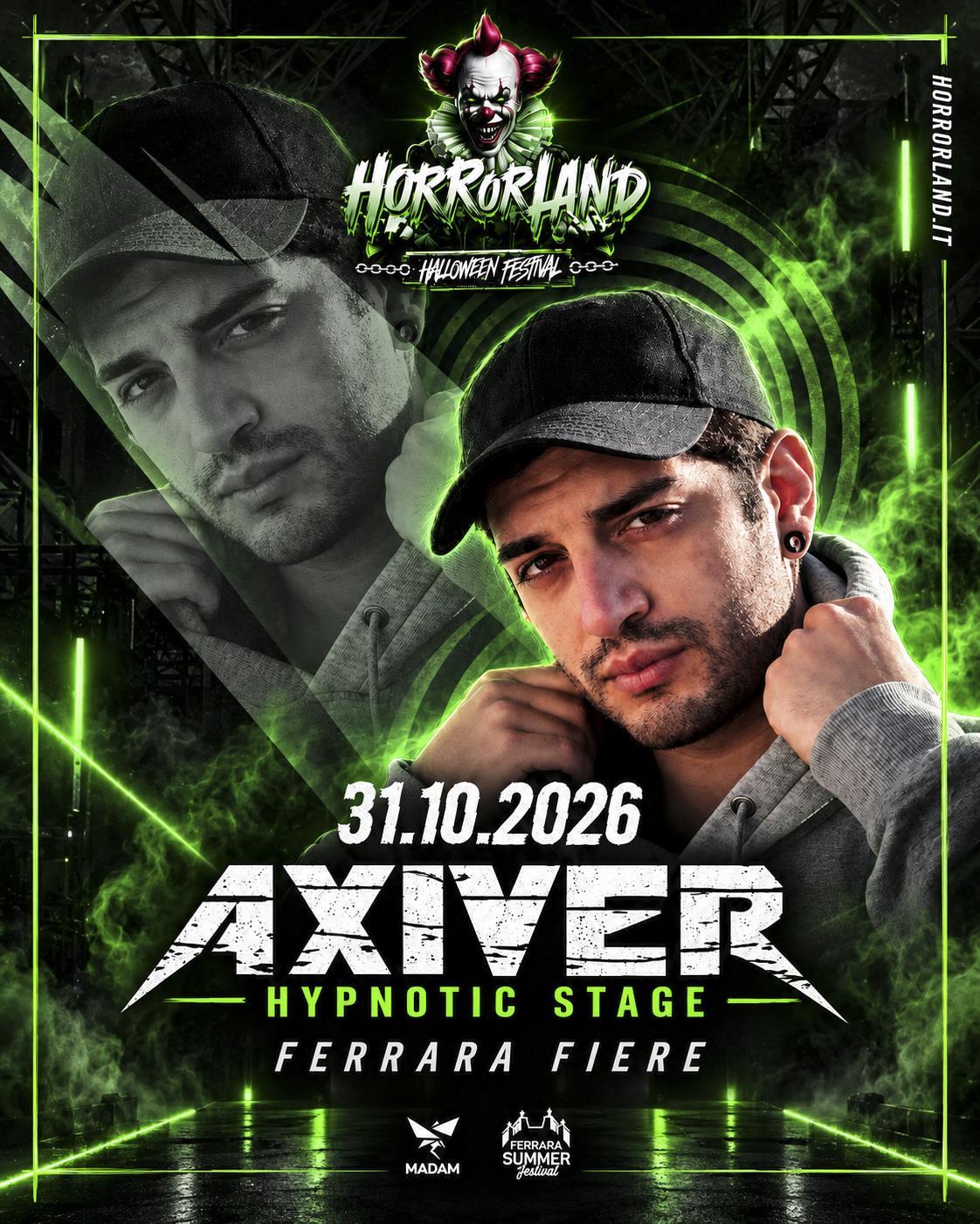 Axiver, artista Hypnotic Stage Horrorland 2026