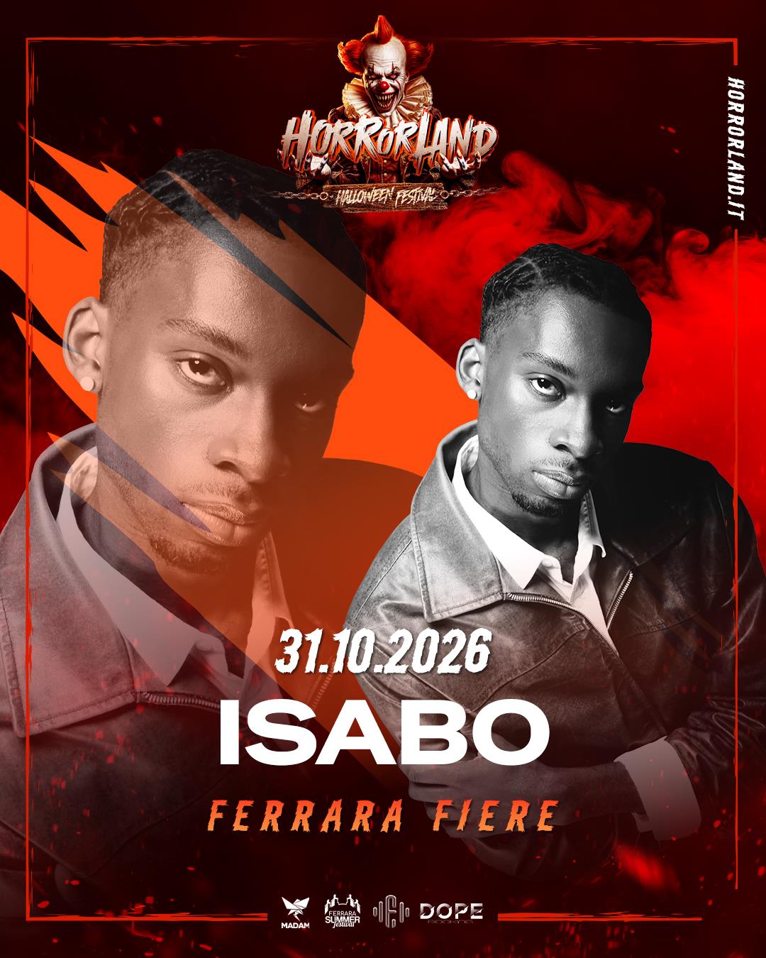 Isabo, artista Horrorland 2026
