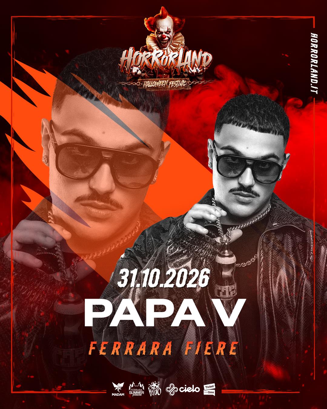 Papa V, artista Horrorland 2026