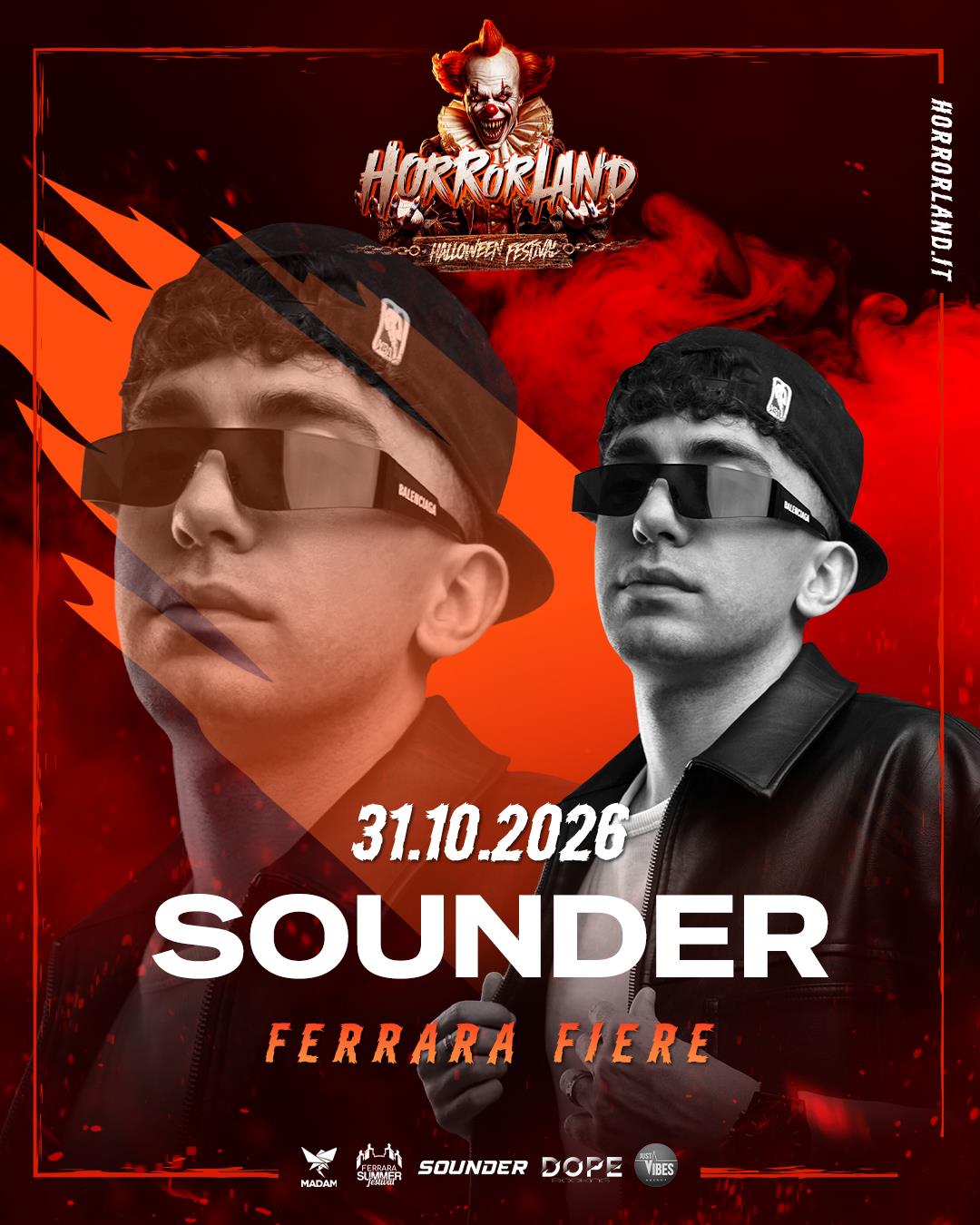 Sounder, artista Horrorland 2026