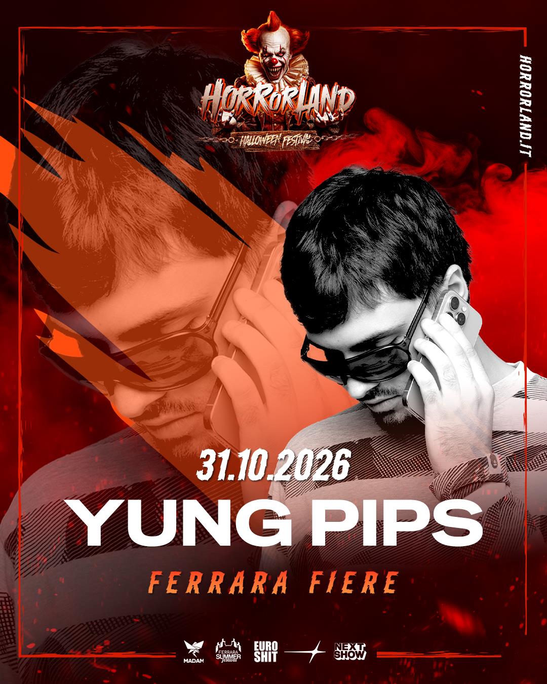 Yung Pips, artista Horrorland 2026
