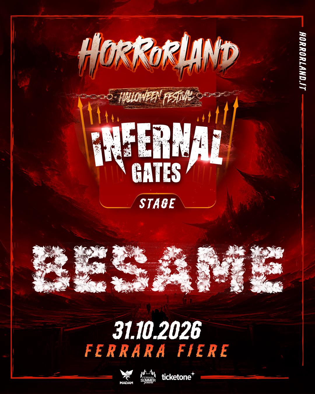 Besame, artista Horrorland 2026