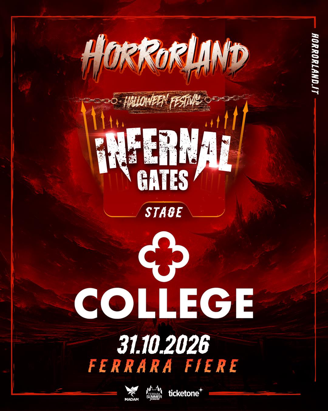 College, artista Horrorland 2026