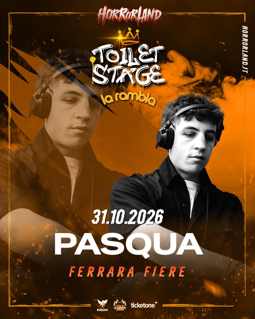 Pasqua, Toilet Stage by La Rambla Horrorland 2026