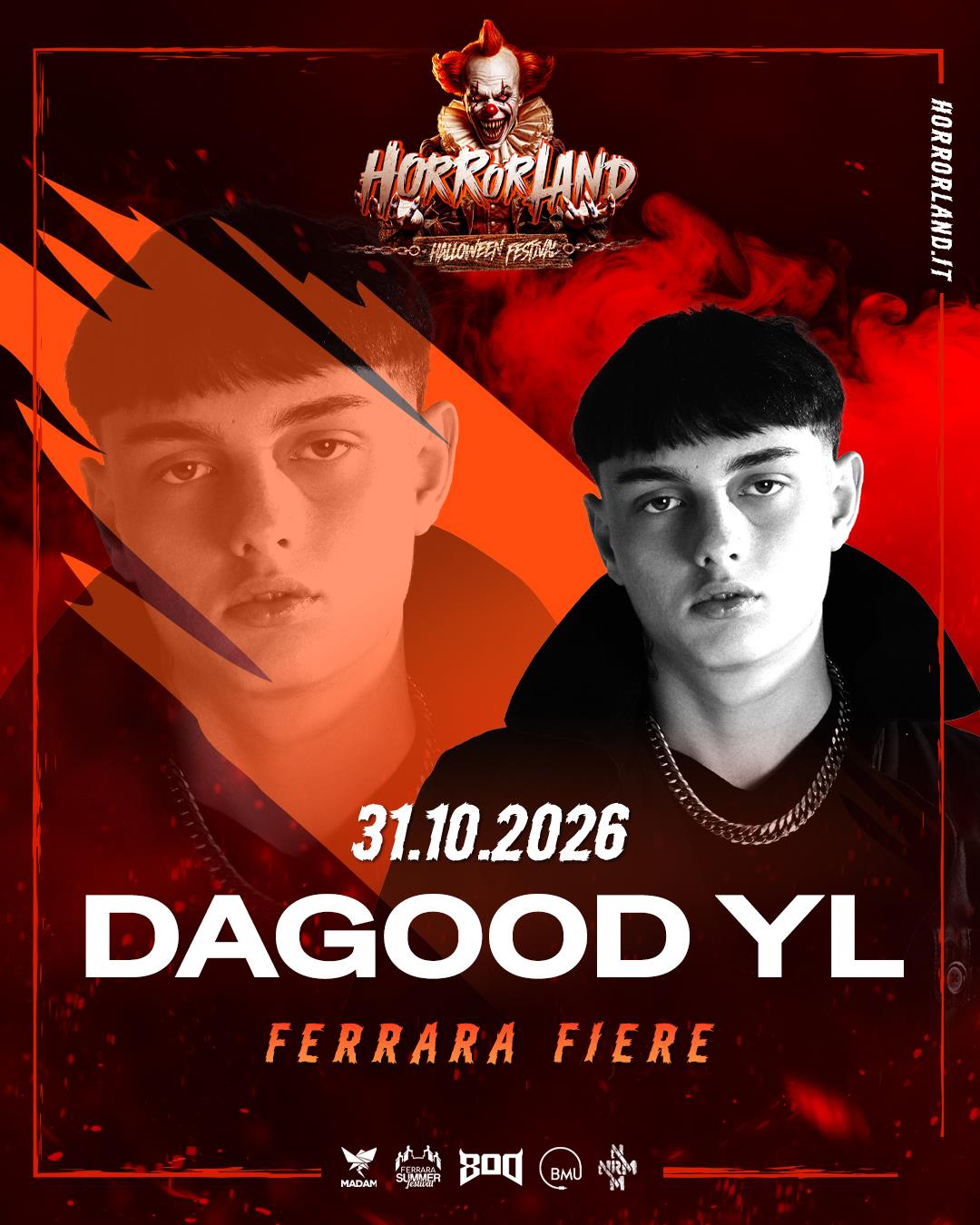 Dagood YL, artista Horrorland 2026