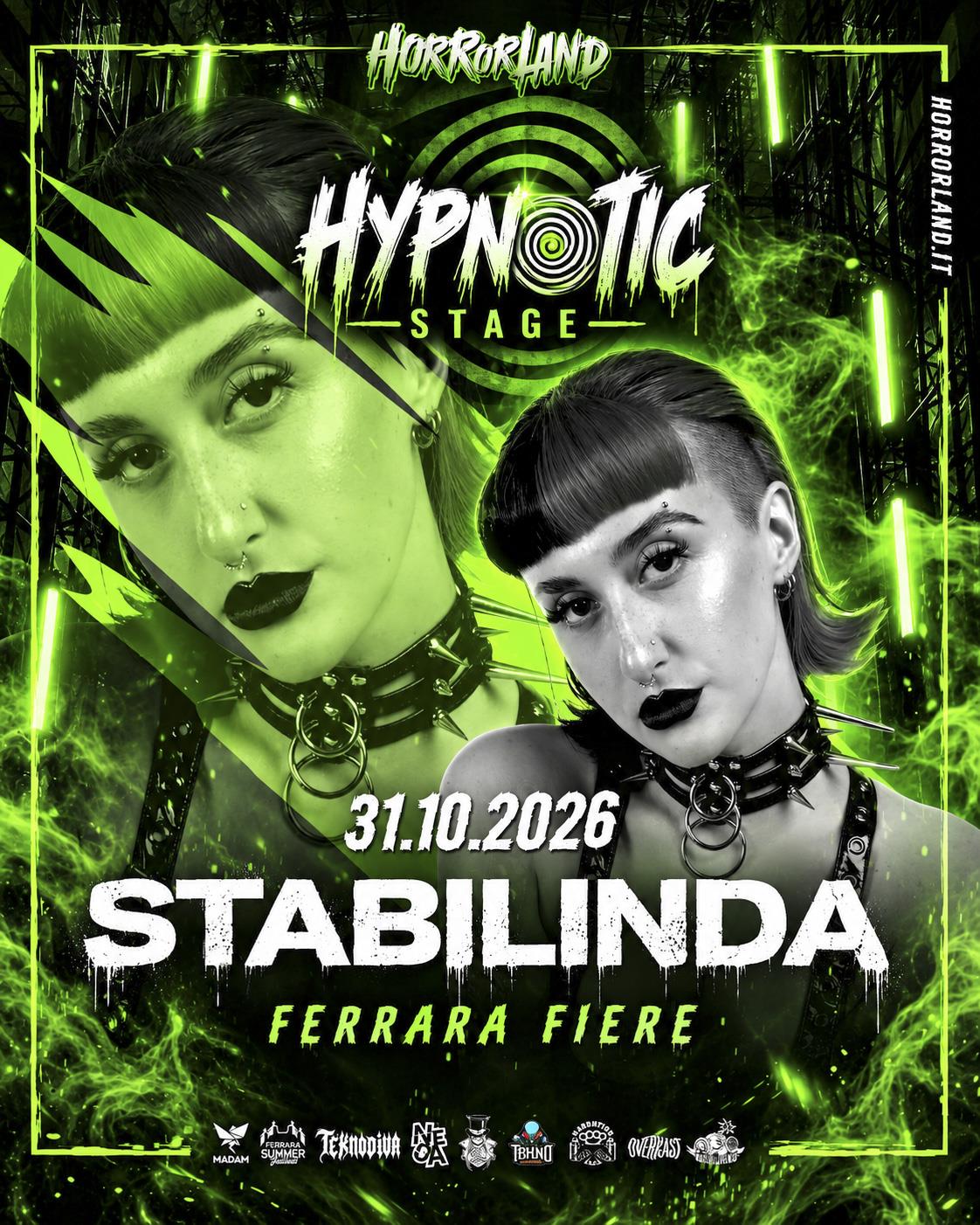 Stabilinda, artista Hypnotic Stage Horrorland 2026